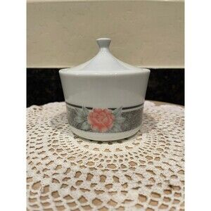 CLEARANCE: Corning Ware Sugar Bowl & Lid Silk and Roses